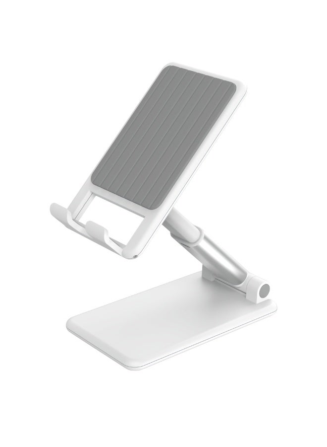 لاميكول حامل هاتف قابل للتعديل من الألومنيوم DP05 - حامل مكتبي قابل للطي والدوران 270 درجة وتعديل الارتفاع للهواتف والأجهزة اللوحية حتى 9.7 بوصة - متوافق مع iPhone 15 Pro Max وGalaxy S24 Ultra وiPad Mini وغيرها - Image 1